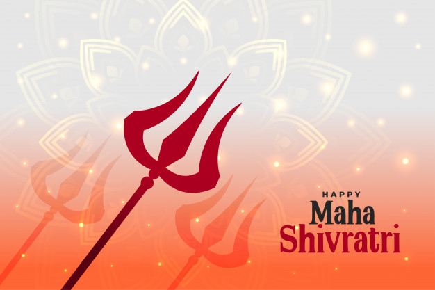 Free: Happy maha shivratri hindu festival background Free Vector 