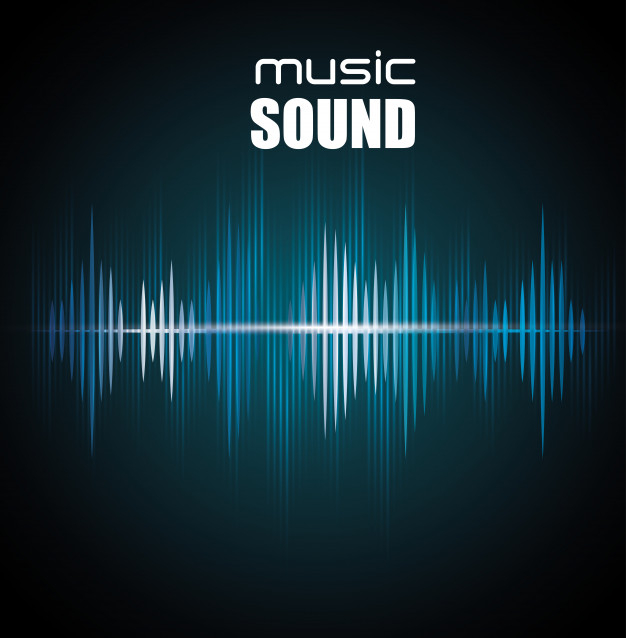 Free: Music sound background design Free Vector 