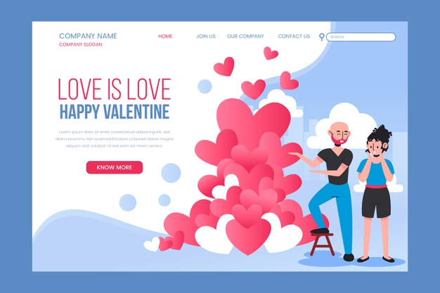 lgtb,14th,romanticism,february,landing,romance,drawn,romantic,page,valentines,landing page,company,hand drawn,template,hand,love,business