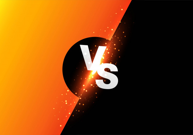 Versus screen vs fight background for battle Vector Image