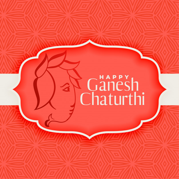 Free: Happy ganesh chaturthi hindu festival background Free Vector -  