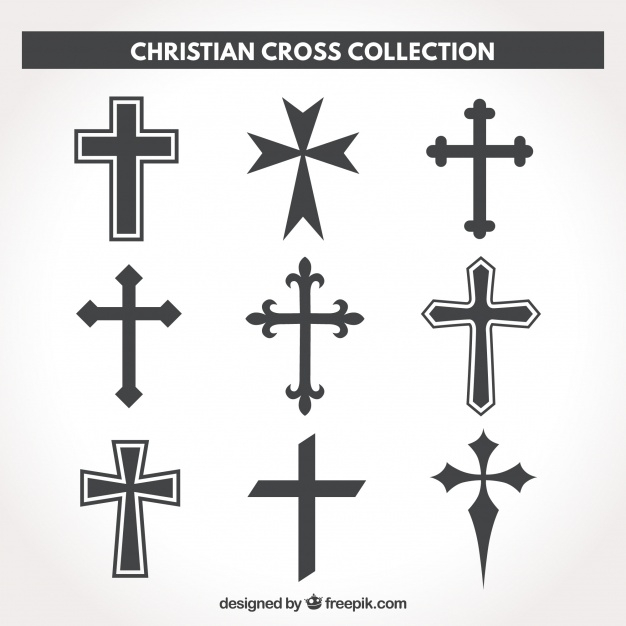 religiosity,symbol icon,cross symbol,crosses,set,collection,christian,symbol,cross,religion,sign,silhouette,black,lines,icon