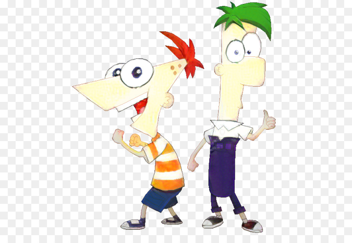 Free: Phineas Flynn, Ferb Fletcher, Perry The Platypus, Cartoon, Animated  Cartoon PNG 