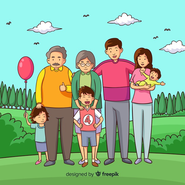 family unit,family living,family environment,granddaughter,grandson,relative,unit,daughter,son,relation,equality,brother,sister,living,relationship,grandfather,bush,drawn,day,portrait,happiness,grandmother,father,environment,park,child,mother,balloon,forest,hand drawn,nature,family,children,hand,love,baby,people,tree