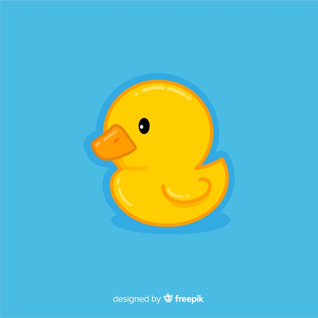 Rubber Duck Vector Illustration Stock Illustration - Download