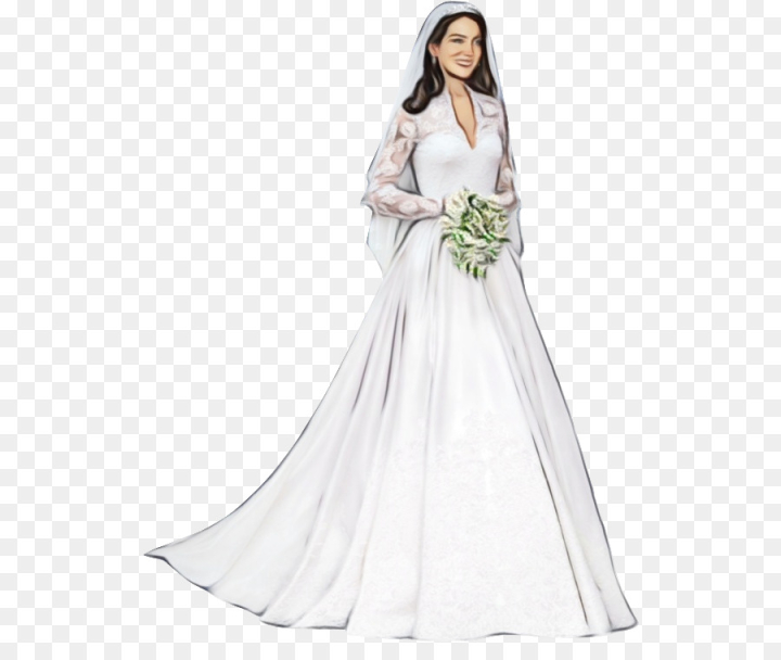 Free: Wedding Dress, Bride, Wedding, Gown, Clothing PNG 