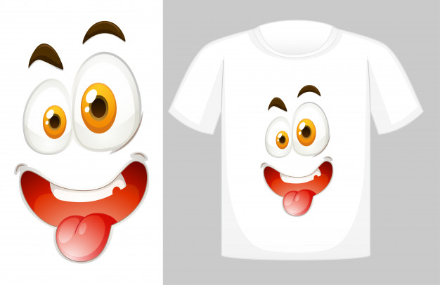 Free: T-shirt design with graphic in front Free Vector - nohat.cc