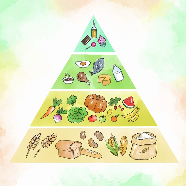 Eating Healthy Food Pyramid Worksheet | All Kids Network