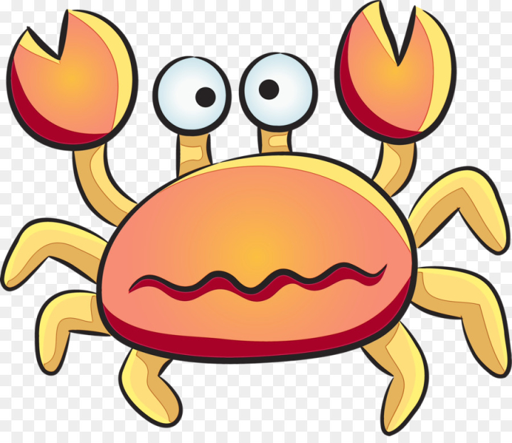 watercolor,paint,wet ink,crab, cartoon,yellow,dungeness crab,happy,tortoise,png