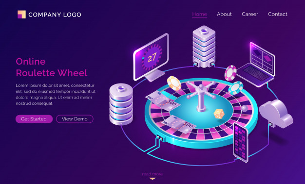 leisure,landing,gambling,system,page,online,service,landing page,casino,isometric,game,template