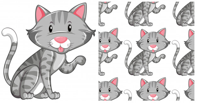 repeats,arrangment,adorable,tiled,mammal,feline,repeating,youthful,alive,fauna,creature,domestic,wrapping,isolated,many,repeat,living,kitten,theme,seamless,youth,cats,drawing,pet,white,animals,cute,cat,animal,cartoon,design,pattern