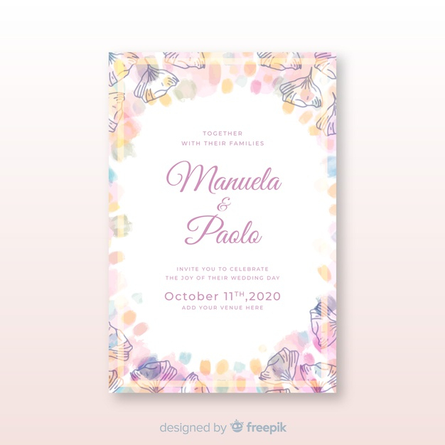 ready to print,newlyweds,period,ready,ceremony,drawn,blossom,engagement,marriage,date,print,colors,event,colorful,leaves,hand drawn,template,hand,love,flowers,card,abstract,invitation,floral,wedding,frame