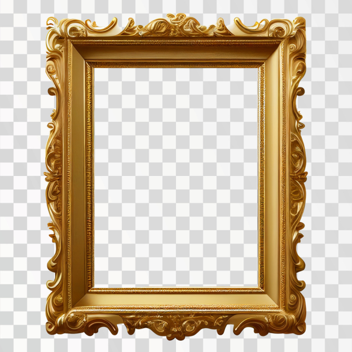 Free Gold Picture Frame Png Transparent Background Nohat Cc