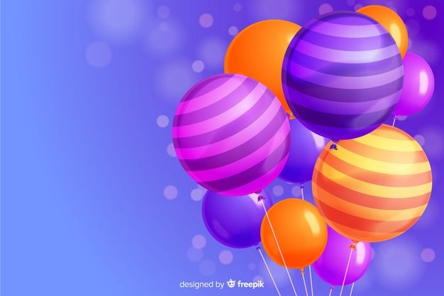 Free: Realistic style happy birthday background Free Vector 