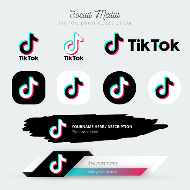 tiktok,third,lower,collection,lower third,media,app,branding,social,internet,website,web,mobile,social media,icon,logo