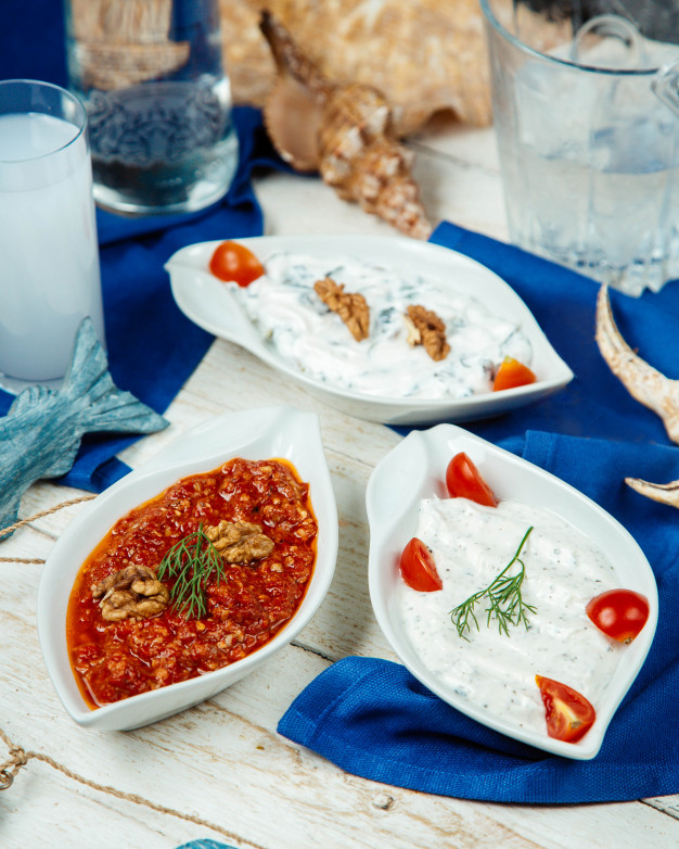 platters,aegean,starters,side,yoghurt,culinary,turkish,bean,dishes,pepper,dish,culture,dinner,red,food