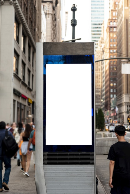 copy space,exterior,mock,sidewalk,copy,advert,commercial,blank,publicity,day,up,ad,outdoor,urban,post,display,modern,billboard,mock up,sign,space,city,frame,banner