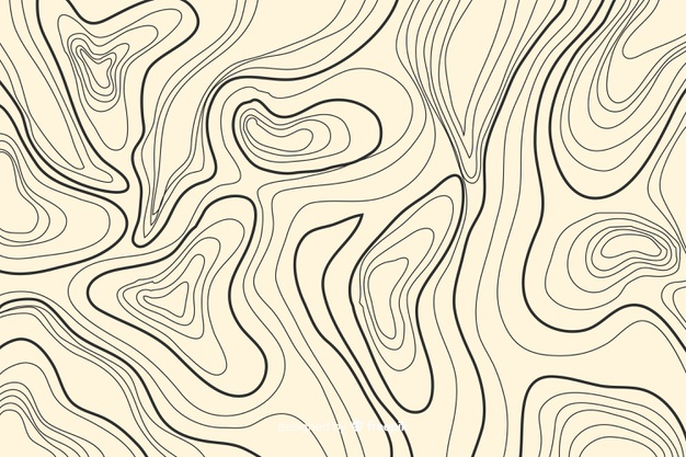 Free: Topographic lines background on salmon colour shades Free Vector -  