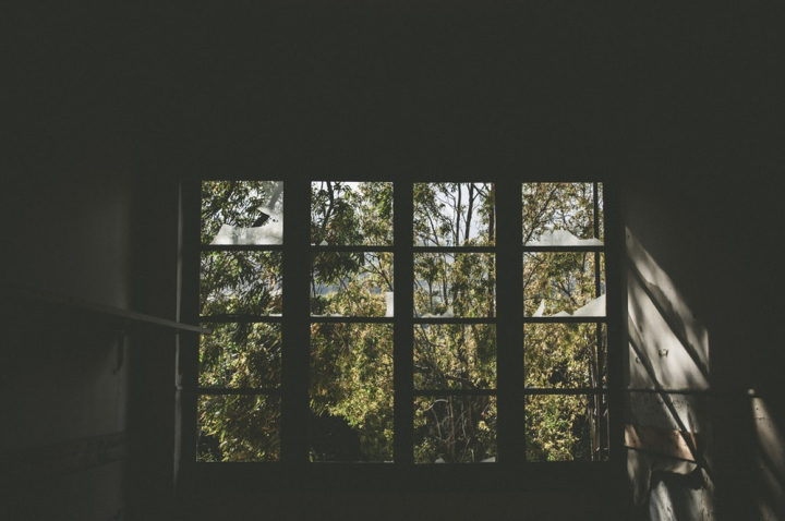 abandoned,backlit,broken,shadows,window