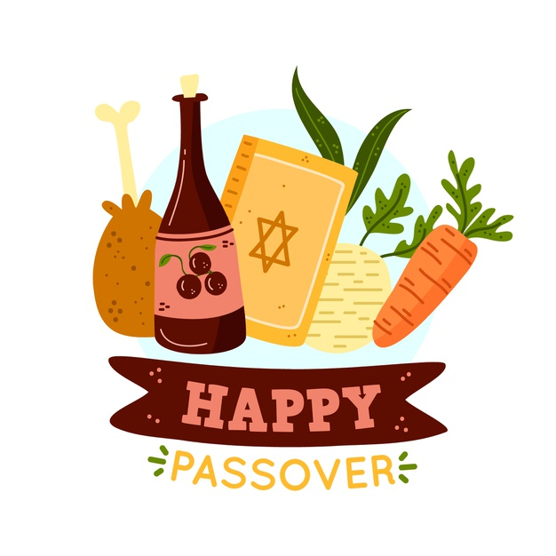 Free: Passover with wine and food Free Vector - nohat.cc