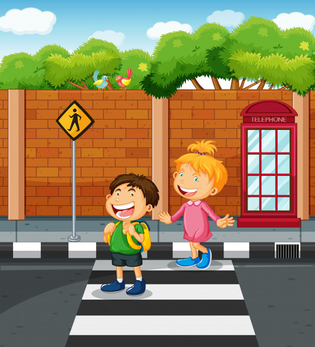 telphone,curb,zebra crossing,crossing,outside,streets,pupil,pedestrian,childhood,traffic sign,clipart,roads,scene,clip,booth,scenery,zebra,young,outdoor,picture,fence,youth,traffic,illustration,street,boy,friends,sign,child,kid,graphic,road,bird,phone