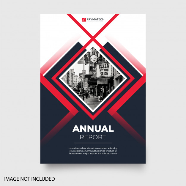 annual report cover design vector free download