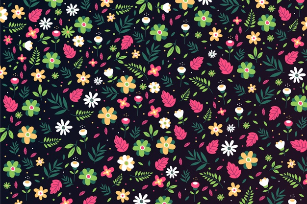 ditsy,screensaver,bloom,repeat,florals,petals,feminine,artistic,colourful,beautiful,print,decoration,plant,colorful,leaves,cute,wallpaper,floral,flower,pattern,background
