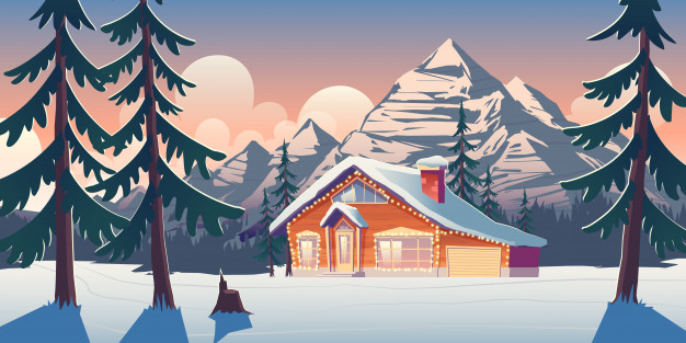 nobody,northern,alpine,alaska,wilderness,chalet,spruce,real,timber,cottage,resort,countryside,hut,log,peak,frost,wild,estate,scene,season,canada,country,outdoor,wooden,ski,garland,vacation,mountains,pine,illustration,bulb,lamp,holiday,landscape,forest,home,mountain,cartoon,nature,house,wood,travel,snow,winter,tree