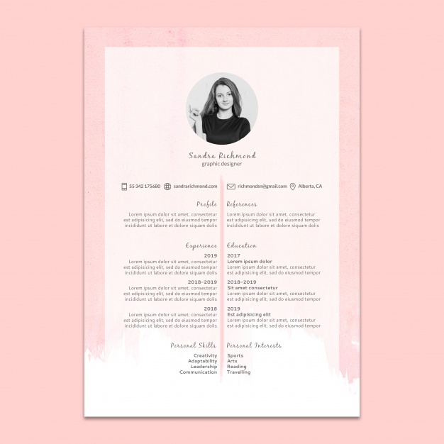 minimalist resume,clear resume,clear cv,watercolor resume,applicant,vitae,candidate,paperwork,employer,details,clear,employment,experience,application,resume template,curriculum,minimalist,interview,page,curriculum vitae,document,job,elegant,cv,resume,pink,template,business,watercolor
