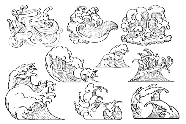 japanese element,winds,tide,tsunami,typhoon,wet,big,set,collection,storm,liquid,element,flow,wind,splatter,surf,ocean,japanese,swirl,waves,doodle,japan,splash,sea,nature,wave,ornament,water,abstract