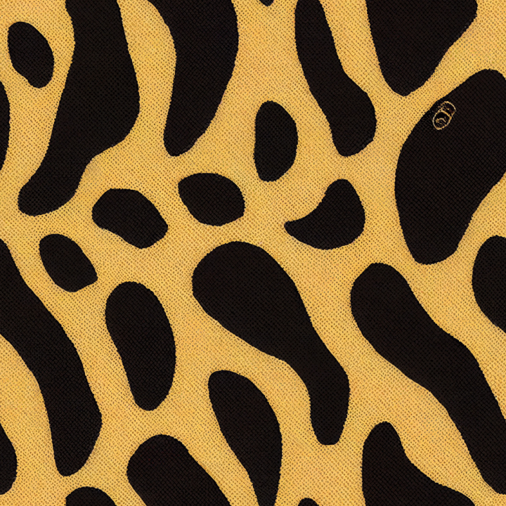 Black animal texture. Fashion safari print, seamless wild leopard