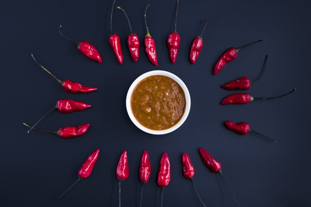 chutney,asian culture,foodie,lay,peppers,chili pepper,asian food,flat lay,spicy,sauce,vegetarian,top view,top,international,meal,view,asian,pepper,eating,hot,chili,nutrition,culture,diet,healthy food,eat,vegetable,healthy,cooking,flat,health,food