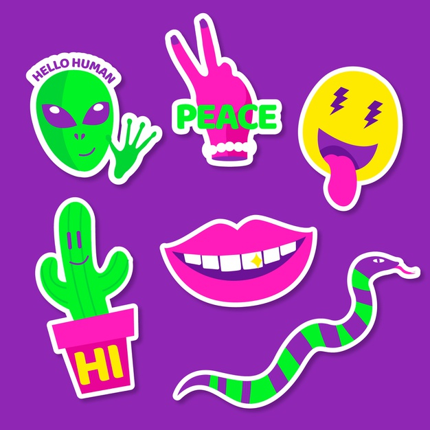 acid,variety,drawings,set,smiley face,collection,colours,pack,drawn,alien,snake,funny,fun,stickers,cactus,smiley,colors,elements,modern,drawing,colorful,face,hand drawn,sticker,hand,design