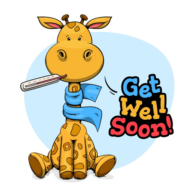 Get Well Soon Cartoon Character Stock Illustrations – 100 Get Well