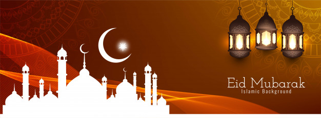 Free: Eid mubarak beautiful islamic banner design Free Vector - nohat.cc