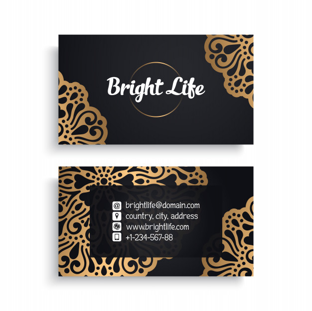 Free Vector  Luxury business card