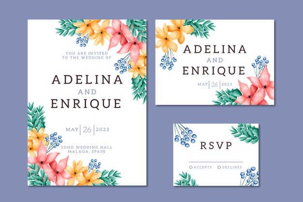 ready to print,guests,newlyweds,rsvp,ready,ceremony,groom,save,engagement,date,print,bride,save the date,stationery,event,celebration,flowers,card,invitation,floral,watercolor,wedding