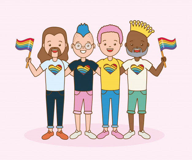 bisexual,lgbtq,homosexuality,transgender,discrimination,homosexual,sexual,proud,rights,lgbt,parade,equality,tolerance,pride,diversity,gay,relationship,lifestyle,together,freedom,sex,community,group,celebrate,men,rainbow,celebration,flag,character,man,love,people