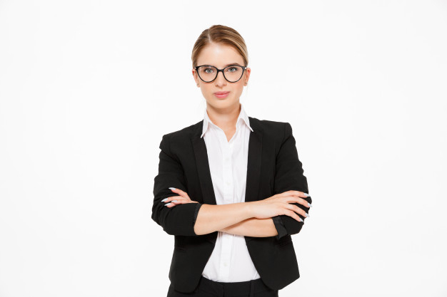 copyspace,crossed,posing,blond,attractive,confident,eyewear,blonde,standing,looking,calm,adult,arms,businesswoman,successful,executive,eyeglasses,portrait,cool,professional,young,female,suit,lady,worker,success,corporate,person,human,women,people
