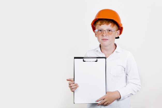 adorable,red hair,posing,little,casual,front,childhood,safety helmet,horizontal,joy,clipboard,portrait,view,young,helmet,safety,sweet,boy,child,kid,happy,smile,cute,hair,red,mockup