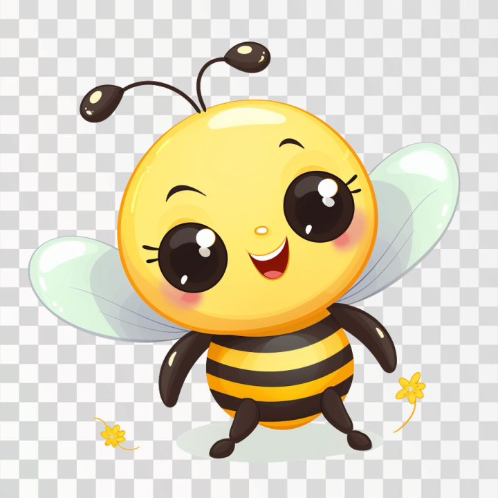 bee png,cartoon,bee,clipart,vector,cute,bumblebee,symbol,character,icon,honey,buzz,small,wasp,queen,wild,bumble,background,logo,design,isolated,art,illustration,white,animal,happy,black,smile,graphic,flat,comic,funny,worker,gradient,yellow,insect,sweet,kawaii,sting,mascot,honeybee,beekeeping,bug,wing,bees,fly,cheerful,adorable,busy,striped,one