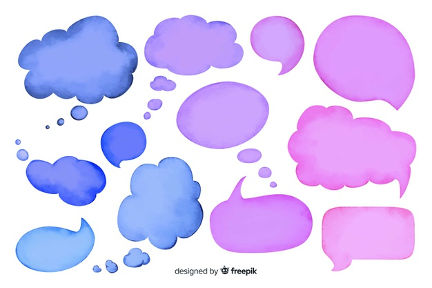 expressions,empty,collection,colourful,expression,dialog,conversation,speech,message,watercolour,bubbles,chat,communication,colorful,bubble,shapes,speech bubble,watercolor