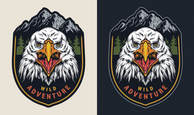 enamel pin,cruel,ferocious,aggressive,enamel,inscription,national,apparel,wildlife,wild,american,patch,logotype,strong,angry,mascot,outdoor,head,adventure,pin,park,eagle,shirt,colorful,landscape,forest,animal,bird,mountain,stamp,t shirt,nature,tree,label,vintage,logo