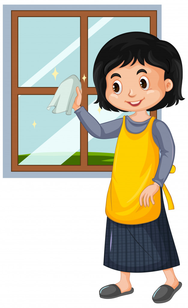 pupil cleaners clip art