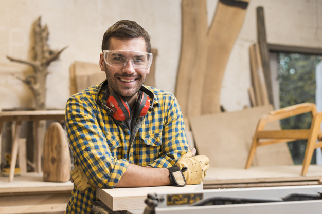 business,people,wood,man,smile,happy,human,board,person,business people,business man,factory,worker,safety,wooden,young,workshop,professional,ear,tool
