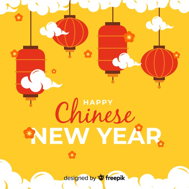 background,floral,winter,new year,happy new year,party,flowers,design,chinese new year,chinese,celebration,happy,holiday,event,clouds,happy holidays,flat,china,pig,new