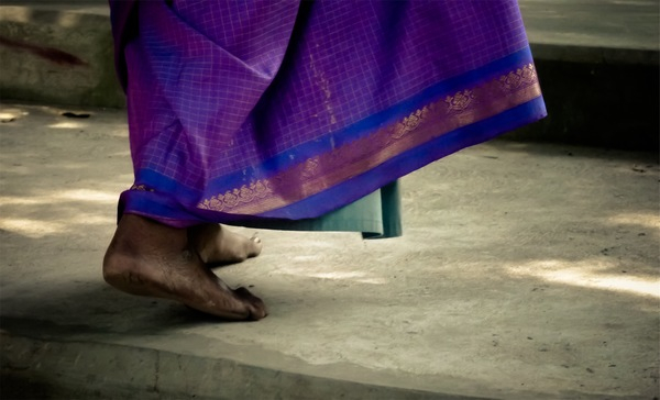 feet,purple,dress,concrete