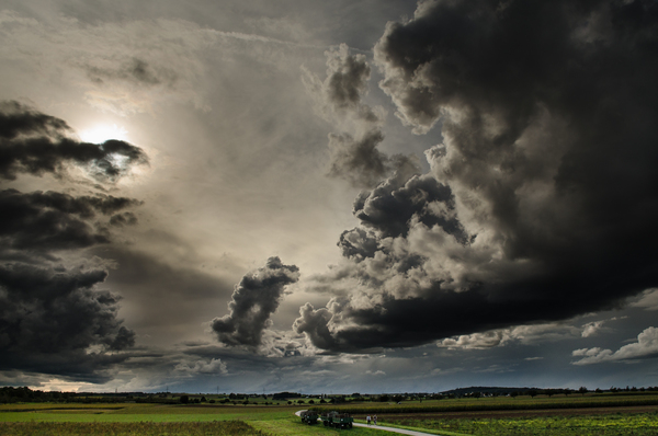 clouds,cloudy,countryside,dark,dark clouds,dramatic,farm,field,landscape,nature,outdoors,rain,scenic,sky,storm,sun,sunset,thunder,thunderstorm,weather,Free Stock Photo