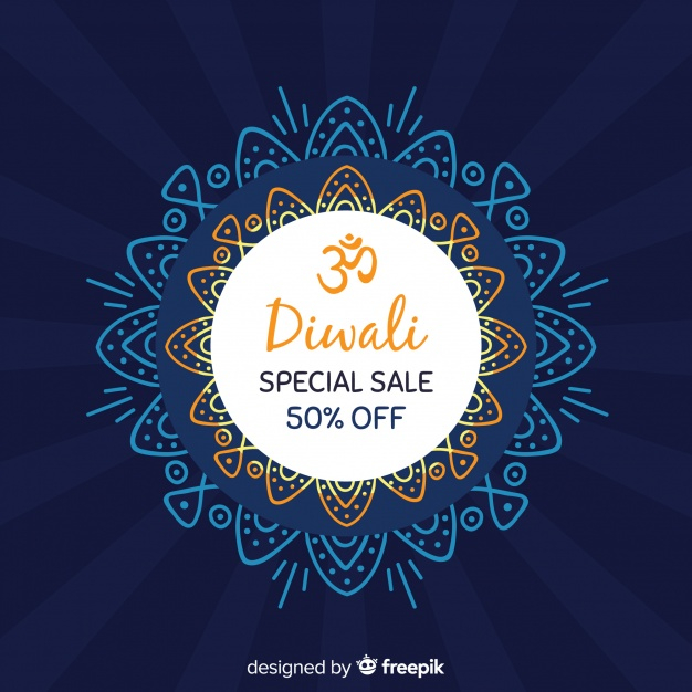 free-modern-hand-drawn-diwali-sale-composition-nohat-cc