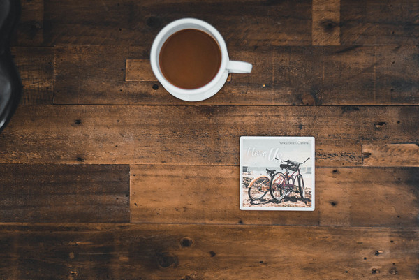 art,beverage,bikes,board,coaster,coffee,cup,dark,desk,drink,from above,hardwood,home,home interior,indoors,table,vintage,wood,wooden,Free Stock Photo
